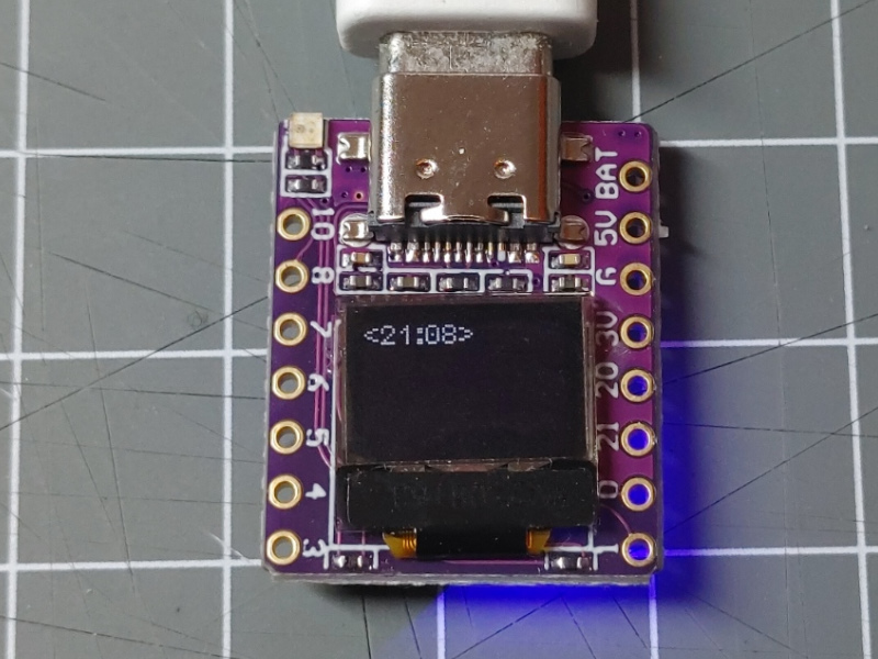 ESP32-C3 micro board with LCD