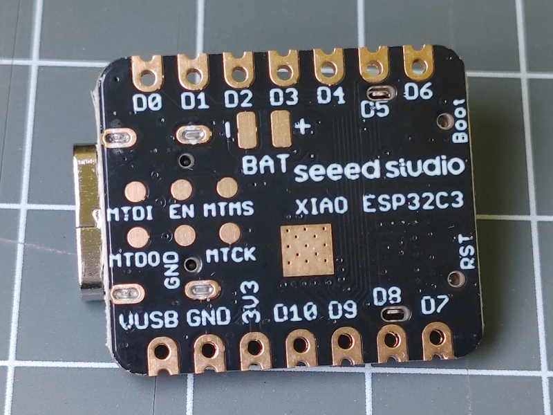 XIAO ESP32C3 back view