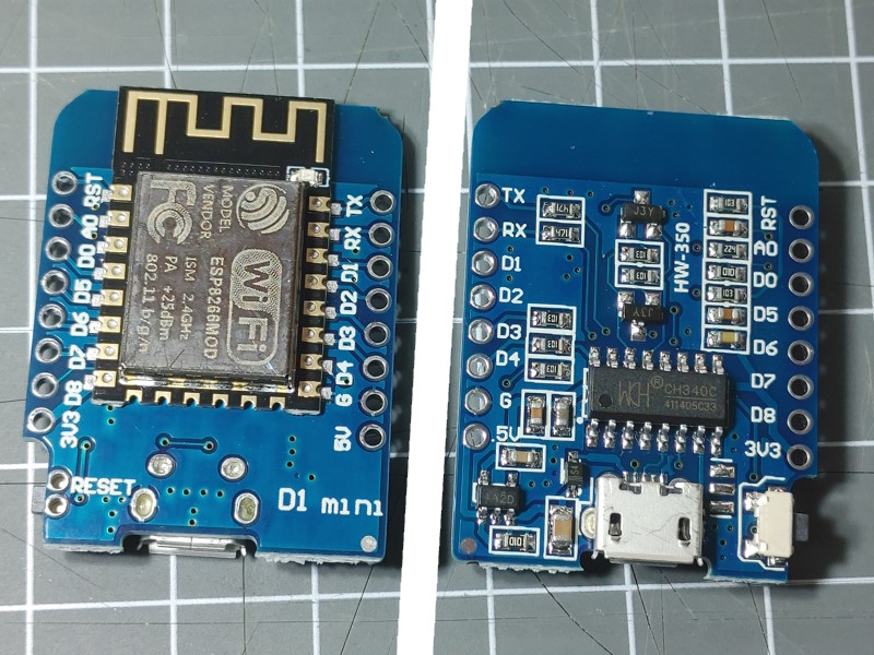 D1 mini ESP8266 board