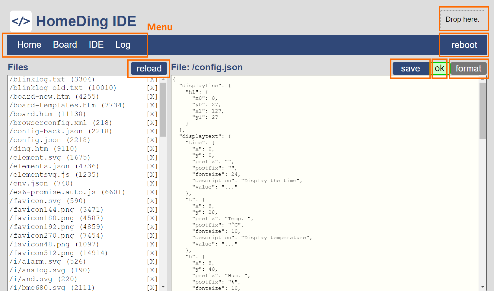 Micro IDE screenshot