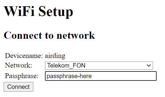 WiFi Manager UI