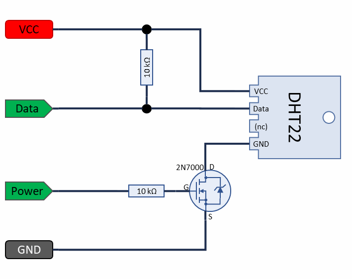 DHT Power switch