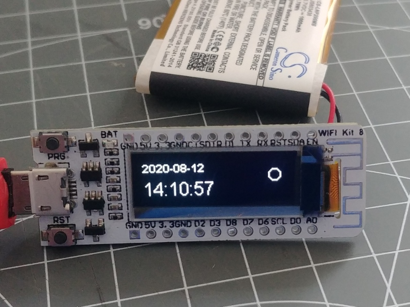 Ntp Based Clock With Oled 5555
